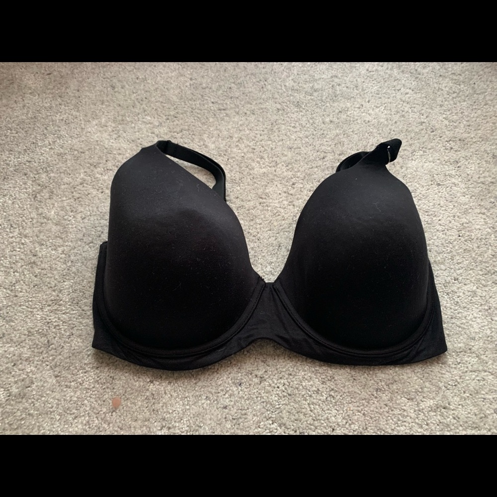aerie Real Sunnie Full Coverage Bra Black 34H